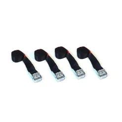Spanbanden 4x zwart 1 m – Trekkracht 250 kg