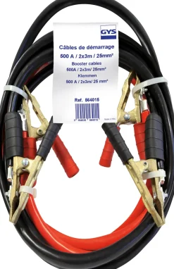 Startkabels 500A 3 ,0 25 mm²