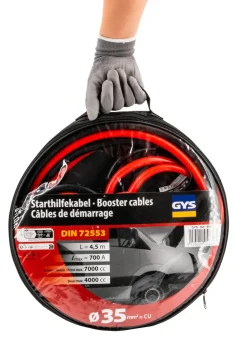 Startkabels 700A - Geïsoleerd - 4,5m