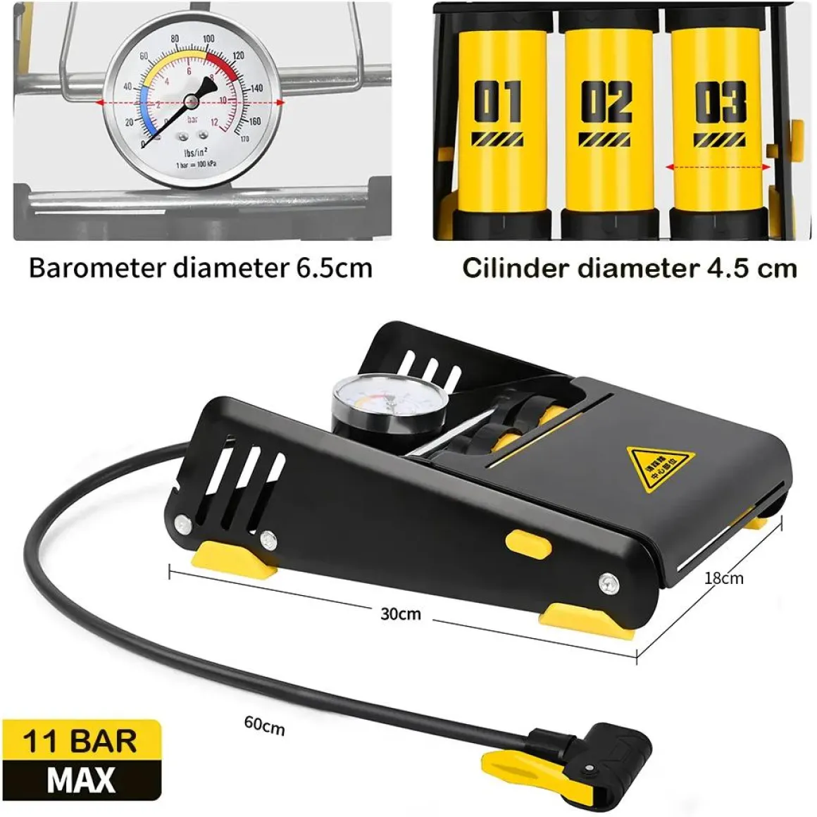 TB3 compressor voetpomp