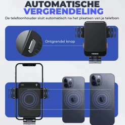 Telefoonhouder Auto Draadloze Oplader