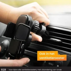 Telefoonhouder Auto met Draadloze Oplader