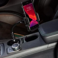 Telefoonhouder auto universeel voor in bekerhouder