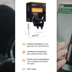 Telefoonhouder Auto Ventilatie 360˚ Rotatie