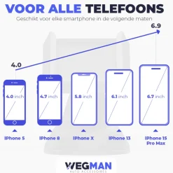 Telefoonhouder Auto Zuignap - Dashboard / Raam