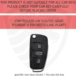 TPU Sleutelhoesje voor Audi goud C3