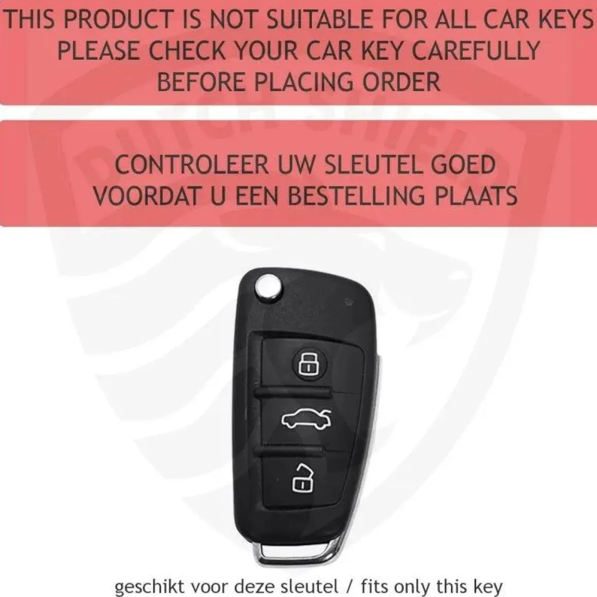 TPU Sleutelhoesje voor Audi goud C3