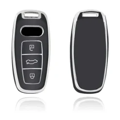 TPU Sleutelhoesje voor Audi zwart D3