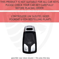 TPU Sleutelhoesje voor Audi zwart B3