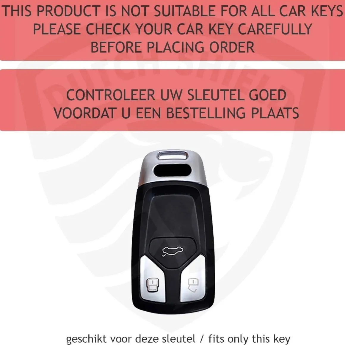 TPU Sleutelhoesje voor Audi clear 4