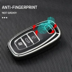 TPU Sleutelhoesje voor Audi zwart A3
