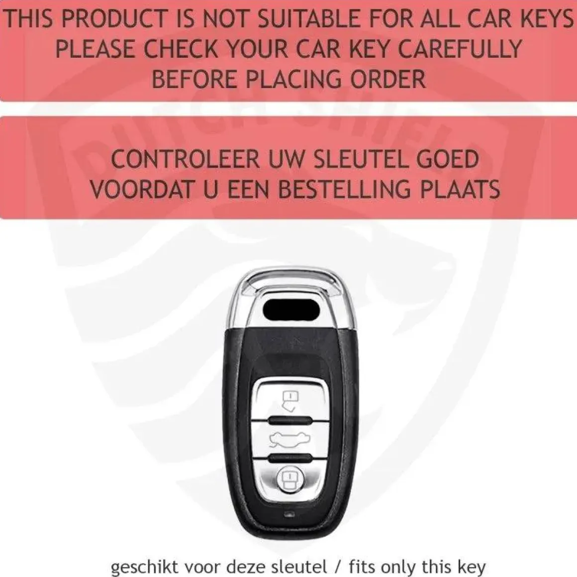 TPU Sleutelhoesje voor Audi zwart A3