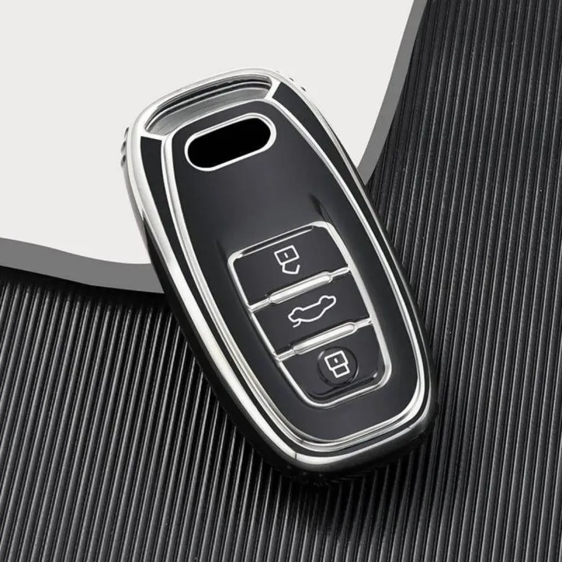 TPU Sleutelhoesje voor Audi zwart A3
