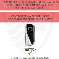 TPU Sleutelhoesje voor Bmw zwart F4