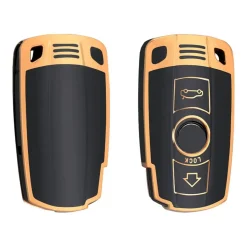 TPU Sleutelhoesje voor Bmw goud E4