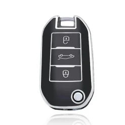 TPU Sleutelhoesje voor Citroën zwart A3