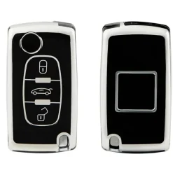 TPU Sleutelhoesje voor Citroën zwart D3