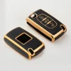 TPU Sleutelhoesje voor Citroën goud D3