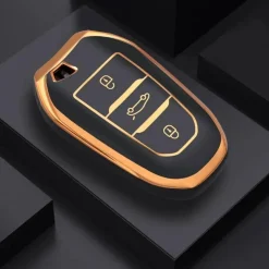 TPU Sleutelhoesje voor Citroën goud B3