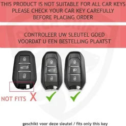 TPU Sleutelhoesje voor Citroën clear 157-clear