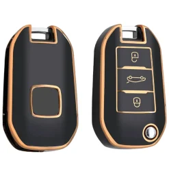 TPU Sleutelhoesje voor Citroën goud A3