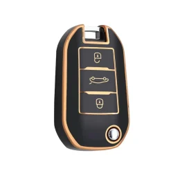 TPU Sleutelhoesje voor Citroën goud A3