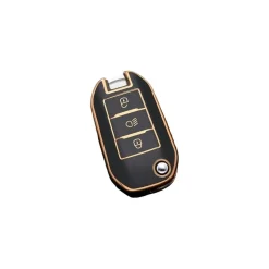 TPU Sleutelhoesje voor Citroën goud A3B