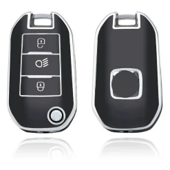 TPU Sleutelhoesje voor Citroën zwart A3B