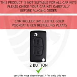 TPU Sleutelhoesje voor Citroën goud D2