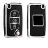 TPU Sleutelhoesje voor Citroën zwart D3B