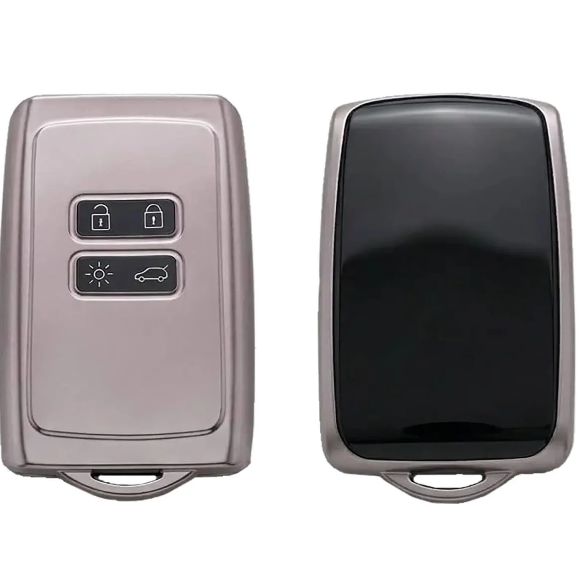 TPU Sleutelhoesje voor Dacia lila metallic A4M