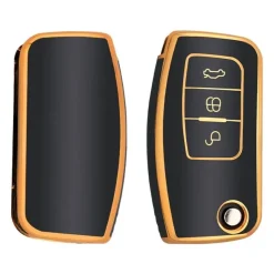 TPU Sleutelhoesje voor Ford goud G3