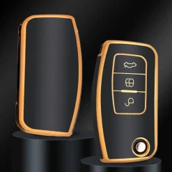 TPU Sleutelhoesje voor Ford goud G3