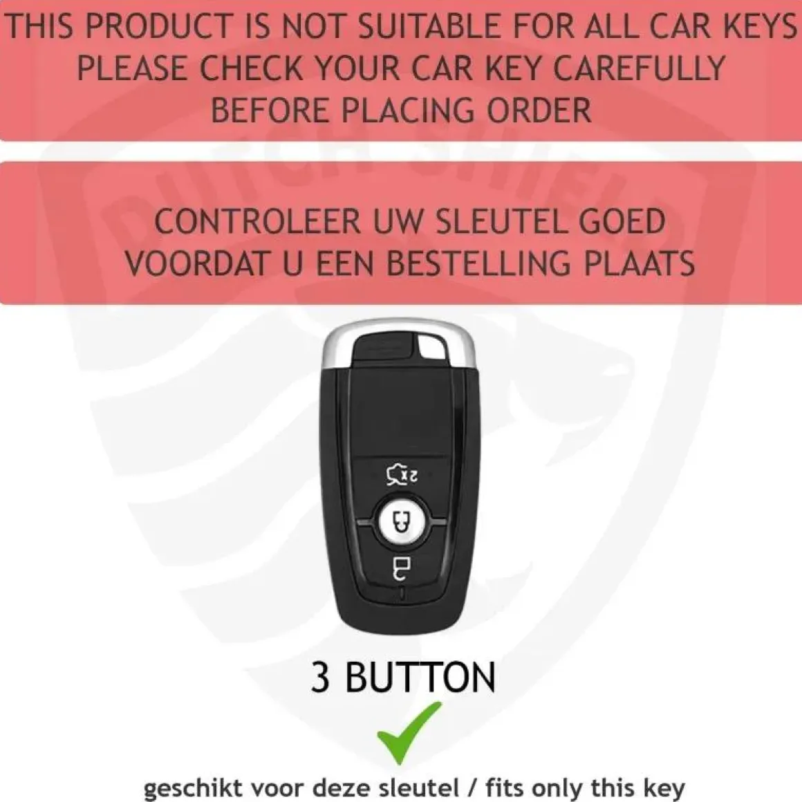 TPU Sleutelhoesje voor Ford goud B3