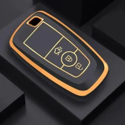 TPU Sleutelhoesje voor Ford goud B3