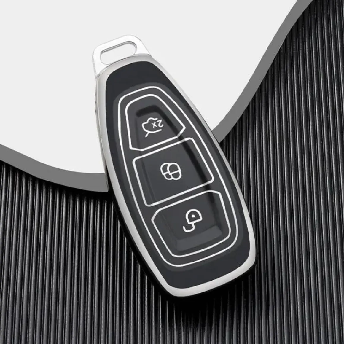 TPU Sleutelhoesje voor Ford zwart K3