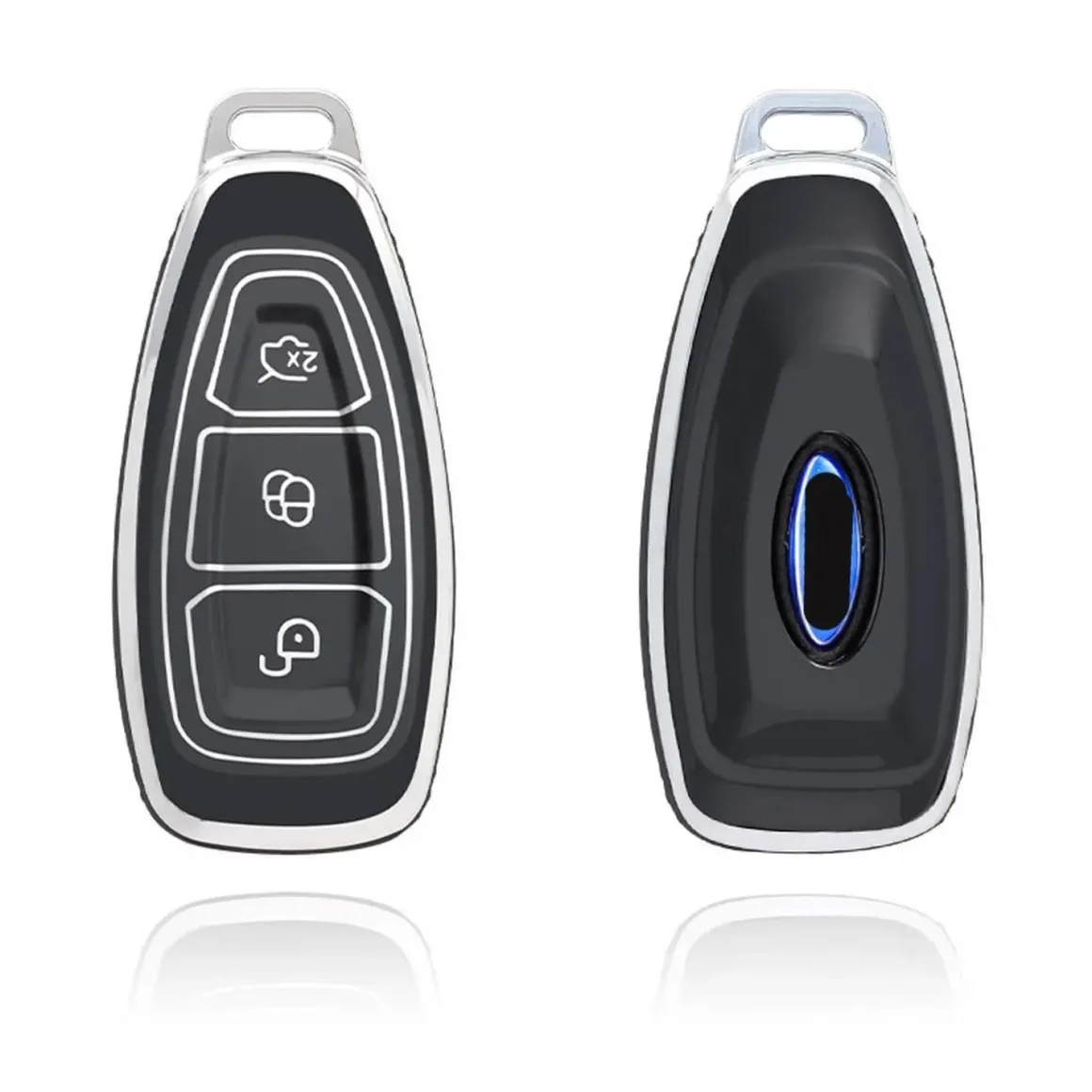 TPU Sleutelhoesje voor Ford zwart K3