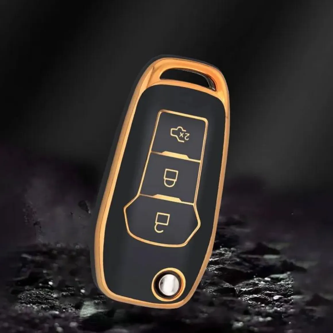 TPU Sleutelhoesje voor Ford goud F3