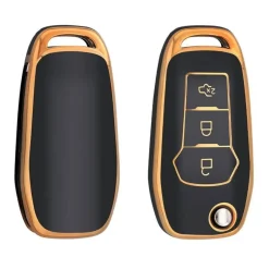TPU Sleutelhoesje voor Ford goud F3