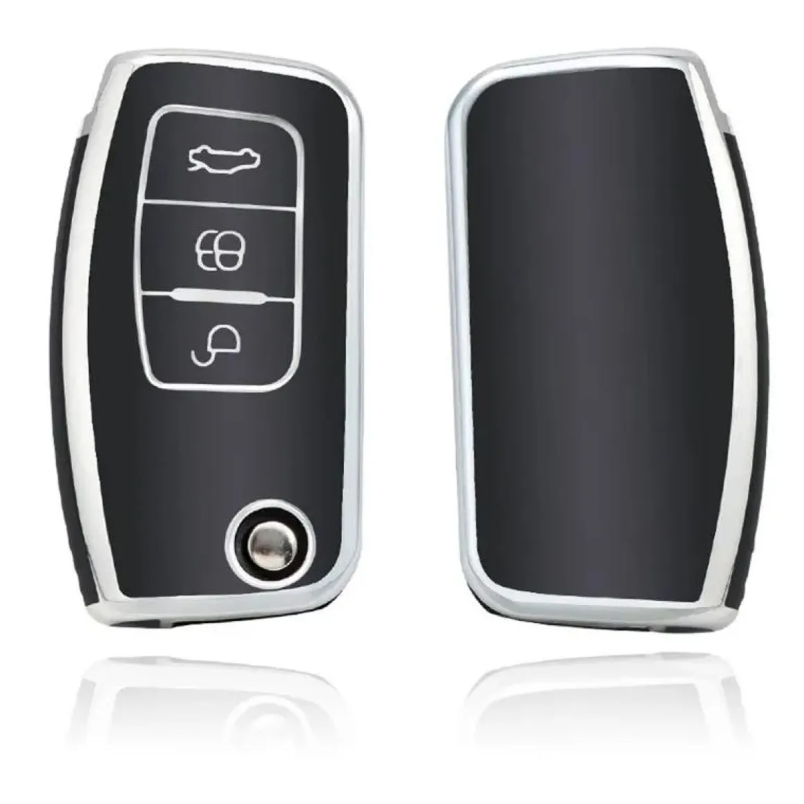 TPU Sleutelhoesje voor Ford zwart G3