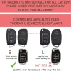 TPU Sleutelhoesje voor Hyundai wit B3N