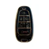 TPU Sleutelhoesje voor Hyundai goud E6