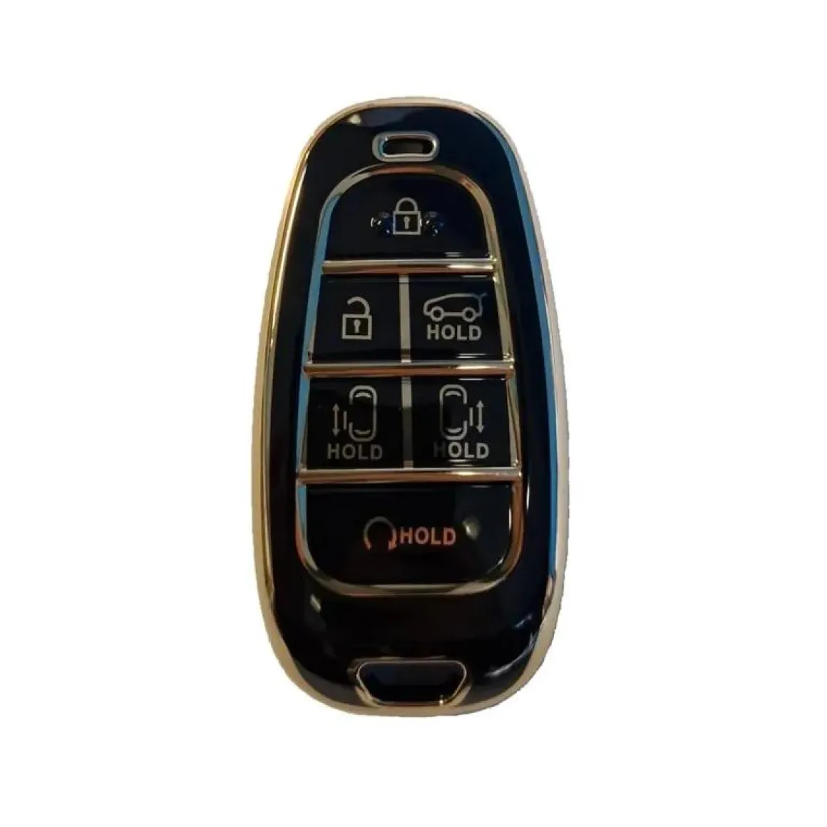TPU Sleutelhoesje voor Hyundai goud E6