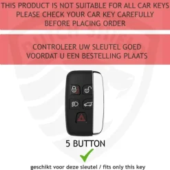 TPU Sleutelhoesje voor Jaguar zwart A5