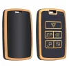 TPU Sleutelhoesje voor Jaguar goud B5