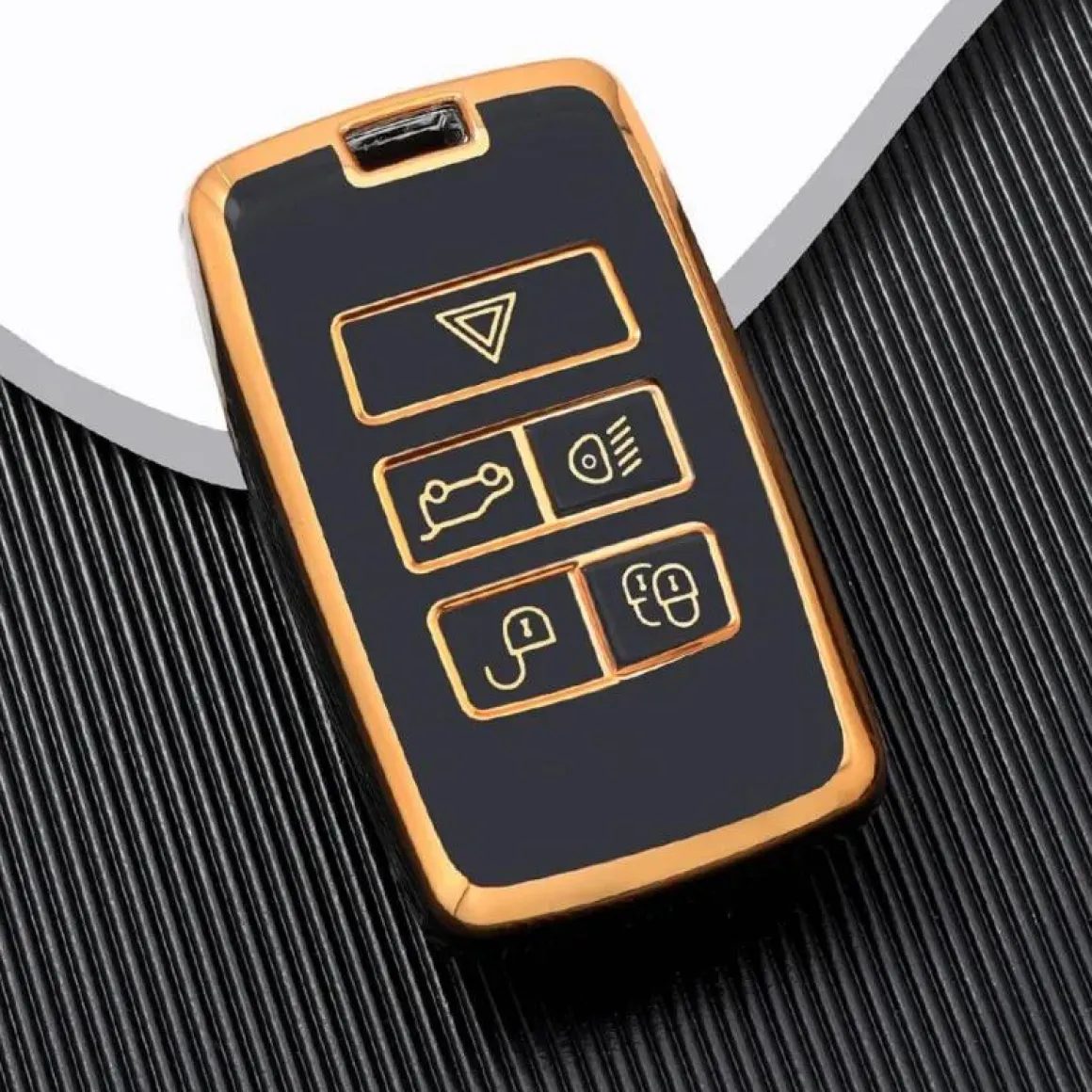 TPU Sleutelhoesje voor Jaguar goud B5
