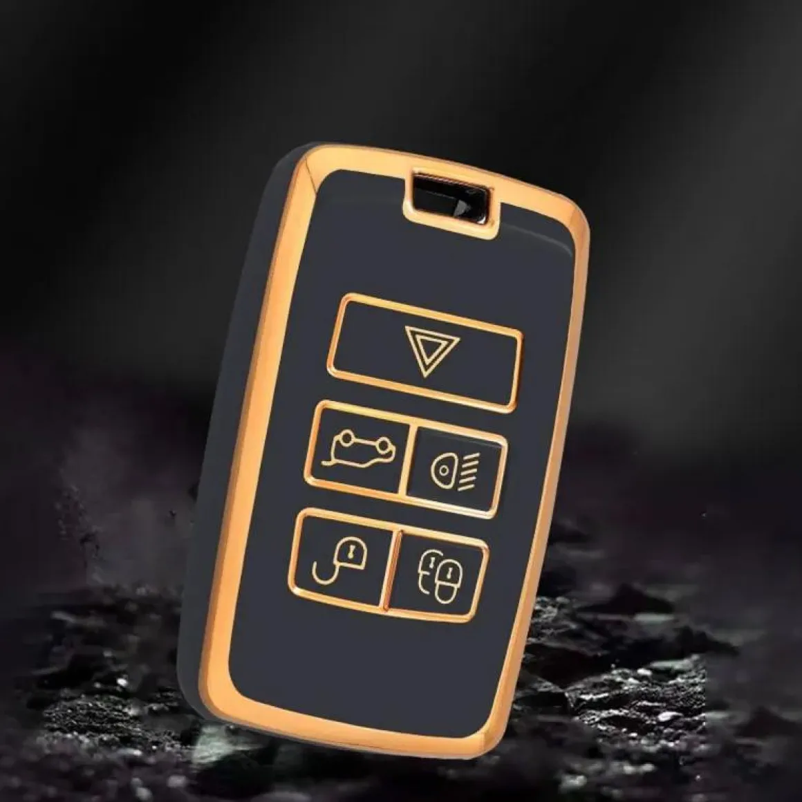 TPU Sleutelhoesje voor Jaguar goud B5