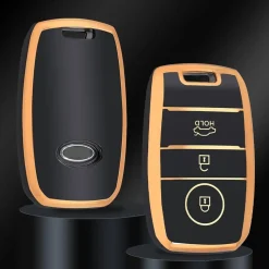 TPU Sleutelhoesje voor Kia goud A3