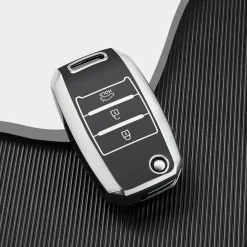 TPU Sleutelhoesje voor Kia zwart B3