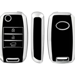 TPU Sleutelhoesje voor Kia zwart B3